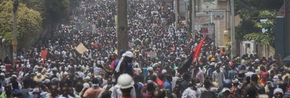 miles de manifestantes en Puerto Príncipe y las provincias exigen la salida de Jovenel Moïse