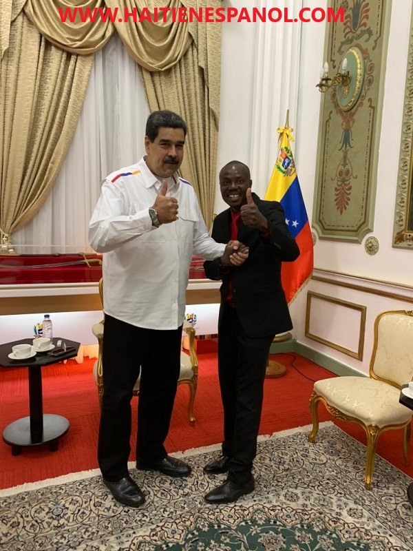 Jean-Charles Moïse se Encuentra con Nicolás Maduro y se Disculpa Por el Voto de Haití Contra Venezuela en la OEA